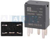RELAY : 5 PIN 12V MINI RECTANGULAR RELAY