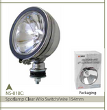 SPOTLAMP CLEAR W/O SWITCH/WIRE 154MM