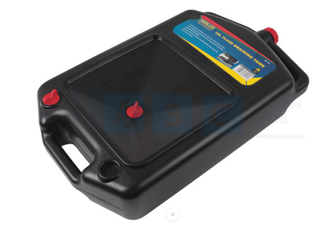 OIL DRAIN PAN 10LT CONTAINER FLAT W/CAP HIGH-DENSITY POLYETHYLENE W/UV STABLISIE