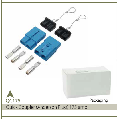 QUICK COUPLER 175AMP(ANDERSON PLUG)