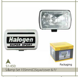 S/LAMP SET 155MM(C)SQ.W/COVER & P/