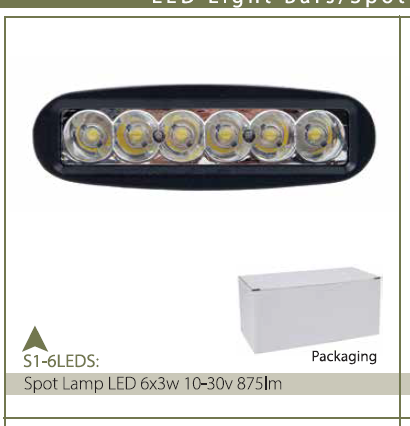 SPOT LAMP DAY LAMP 20LED(220X55MM)