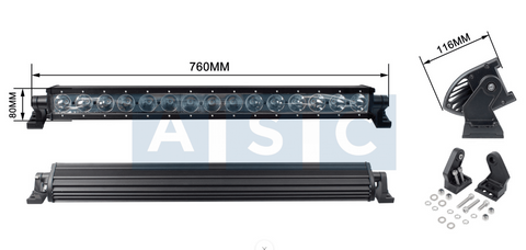 SPOT LAMP BAR LED 1ROW 760x79x116MM