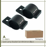 SPOT L/BRACKET SET 49-54MM BLACK