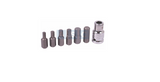 HEX BIT SET 1/2 DRIVE 7PCS 7PC HEX (5-6-7-8-10-12 & ADAPTOR)