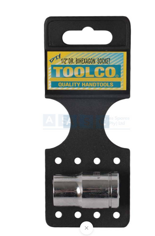 SOCKET 13MM.1/2DR.12PT CRV MIRROR POLISH FINISH
