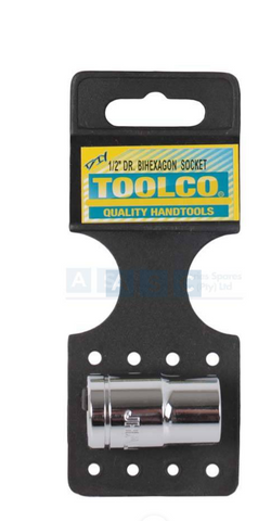 SOCKET 14MM.1/2DR.12PT CRV MIRROR POLISH FINISH