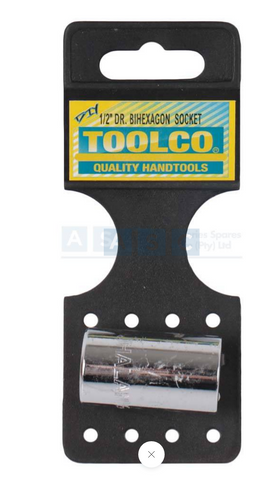 SOCKET 16MM.1/2DR.12PT CRV MIRROR POLISH FINISH