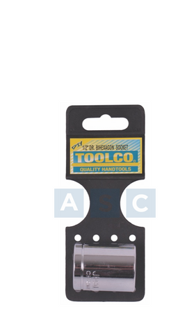 SOCKET 22MM.1/2DR.12PT CRV MIRROR POLISH FINISH