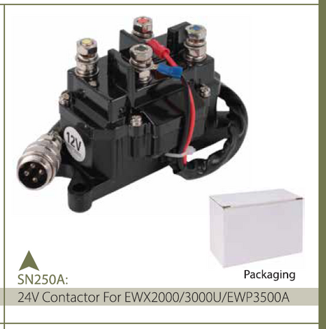 CONTACTOR FOR WINCH