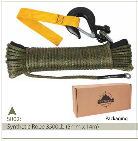 SYNTHETIC ROPE 3500LB(5MMX14M)