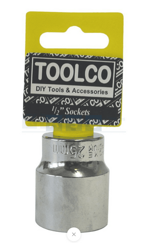 SOCKET 25MM.1/2DR.6PT