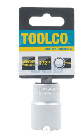 SOCKET 19MM 1/2DR.12PT