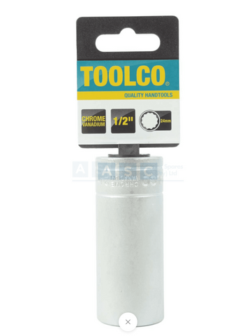 SOCKET TUBE 24MM 1/2DR.76MM 12PT