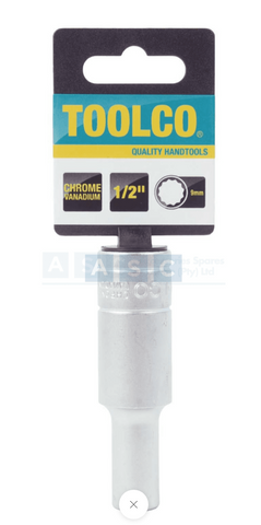 SOCKET TUBE 9MM 1/2DR.76MM 12PT