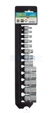 SOCKET SET 14PCS E-TYPE CV-R TOOLCO