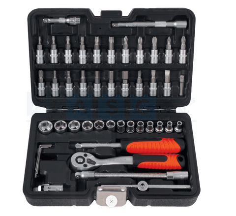 SOCKET SET 46PC 1/4 DRIVE CRV