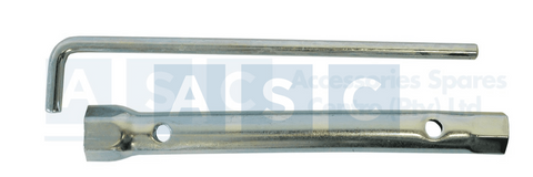 PLUG SPANNER TUBE 16/21MM W/HANDLE