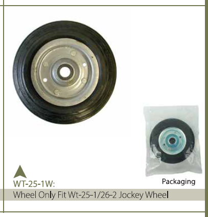 WHEEL ONLY FIT WT-25-1/26-2 JOCKEY WHEEL-WT-25-1W
