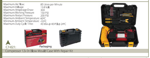 COMPRESSOR B/MOULD KIT 12V W/ REPAIR KIT