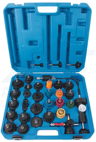 Radiator / Bottle and Cap Testing Kit - 33 Pieces