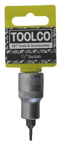 Torx Sockets - Size T8 to T60 ( Course Spline ) 1/2