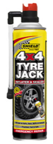 Tyre Jack 4X4 Emergency Inflater - Shield  500ml